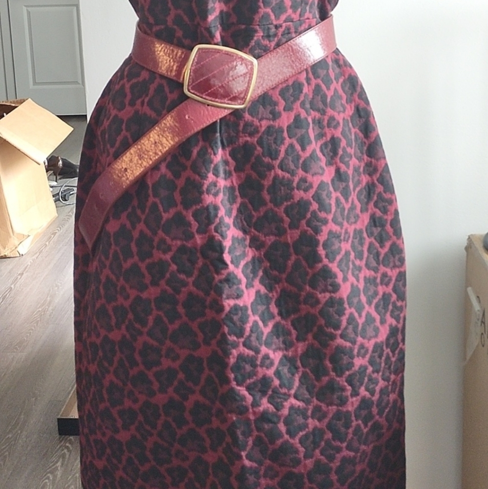 Red and black Ann Taylor dress (does not come with accessories)